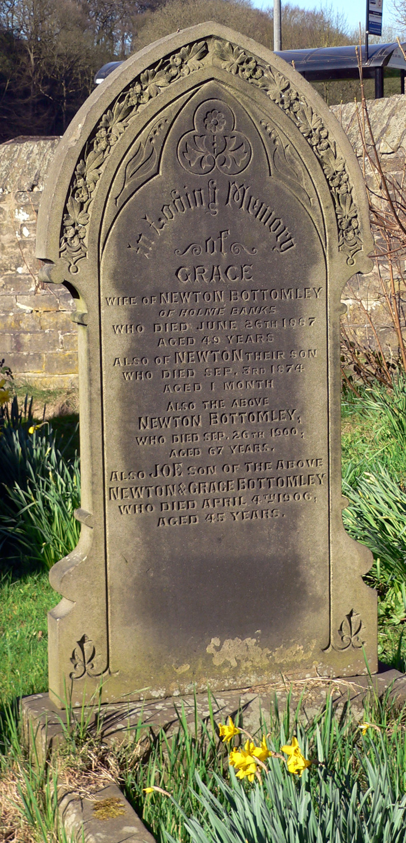 Grace & Newton Bottomley, son Joe M.I.